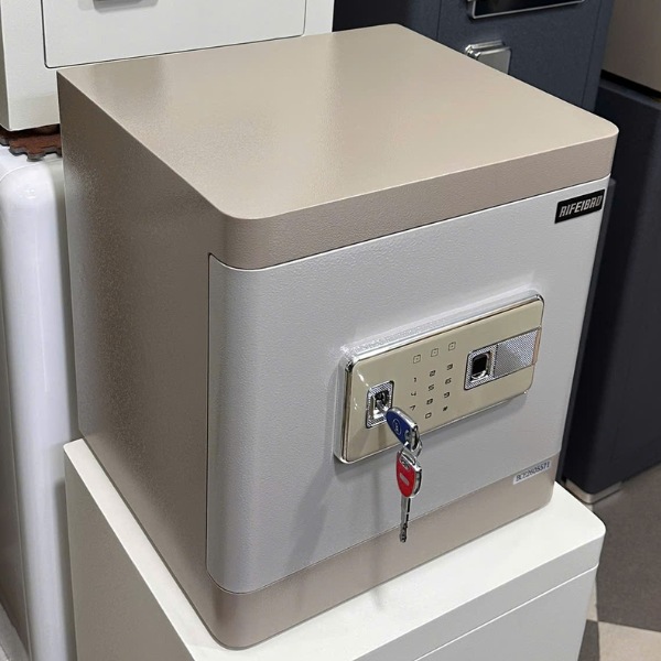 Két sắt mini thông minh Aifeibao HK-M/D-40AL đẹp sang trong, mở bằng vân tay điện tử