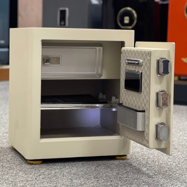 Nội thất Két sắt vân tay aifeibao HK-MD-45AS màu trắng