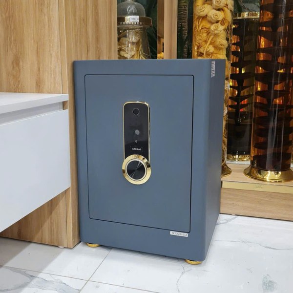 Thực tế lắp đặt két sắt Aifeibao HK-MD-55AS màu xanh cao cấp