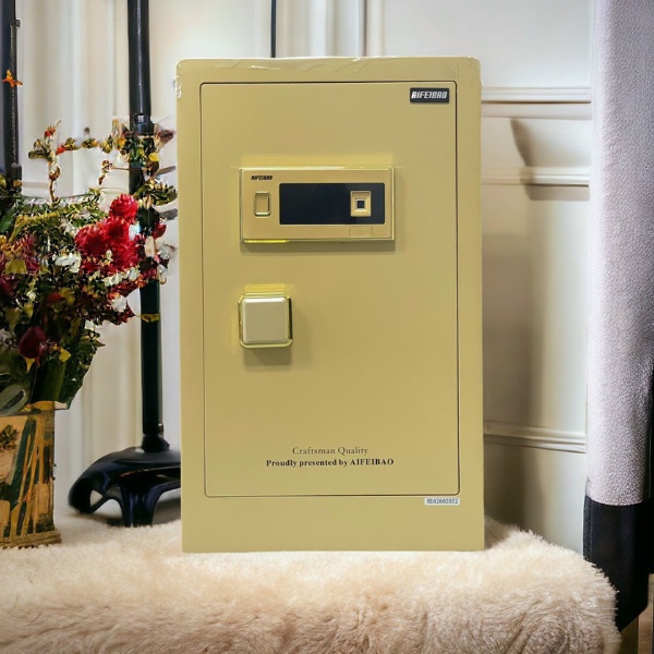 Kích thước két sắt nhập khẩu Aifeibao HK-MD-70BL vân tay điện tử