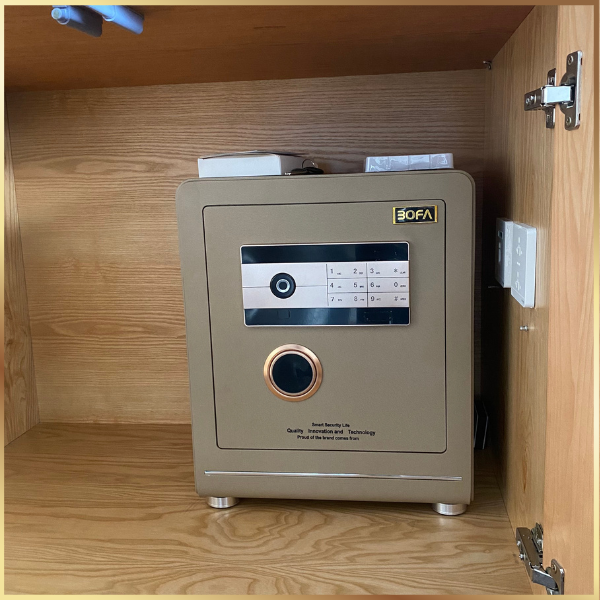 Thực tế lắp đặt Két sắt Bofa BFV-45BJ cho hộ gia đình