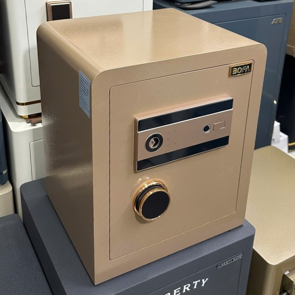 Két sắt mini Bofa 45DY vân tay nhập khẩu nguyên chiếc mở bằng vân tay điện tử