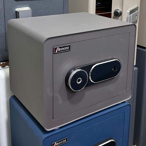 Két sắt Bokee BK30VT mini vân tay màu nâu