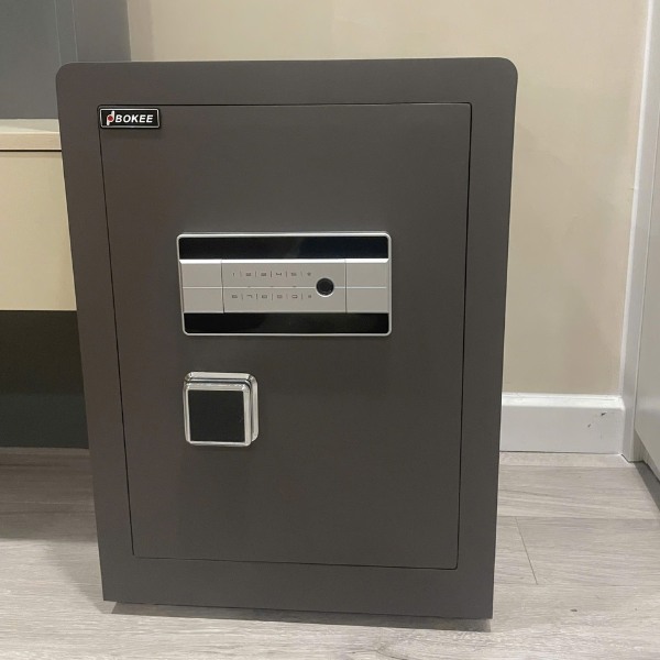 Két sắt Bokee BK60B màu nâu vân tay điện tử, APP điện thoại