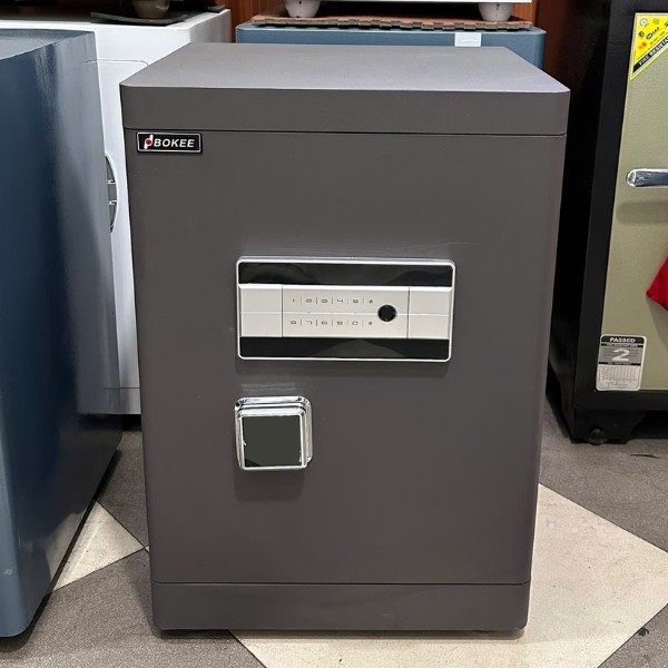 Két sắt Bokee BK60C vân tay điện tử màu nâu