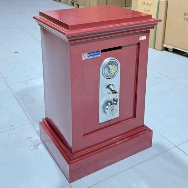 Két sắt công đức Việt Nhật VN79CD màu đỏ khoét mặt trước