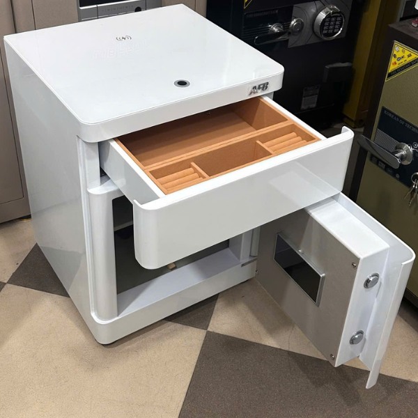 Két sắt AFB HK-55CTG Tab đầu giường | két sắt màu trắng cho căn hộ cao cấp