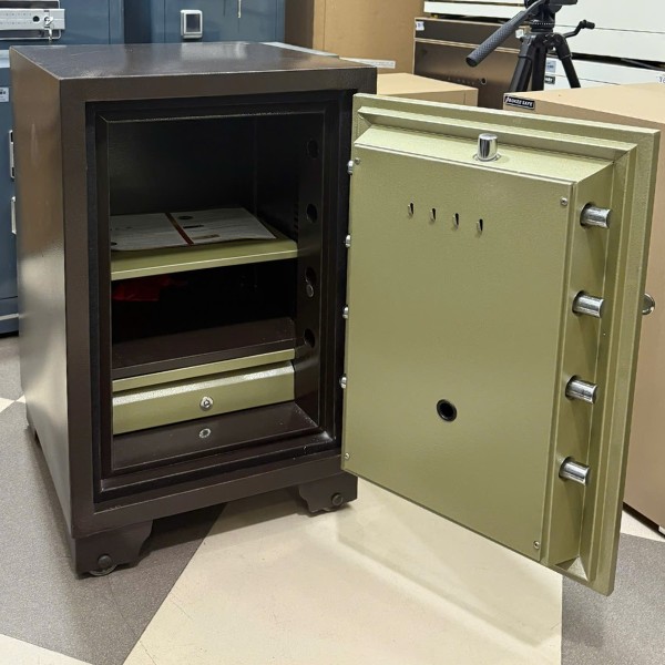 Nội thất két sắt điện tử E100DT rộng chia 3 ngăn