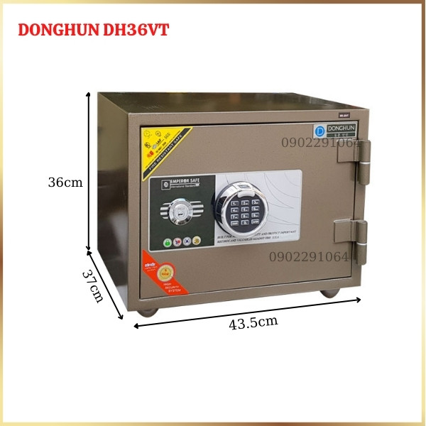 Két sắt DONGHUN DH36VT mini vân tay Hàn Quốc chất lượng cao