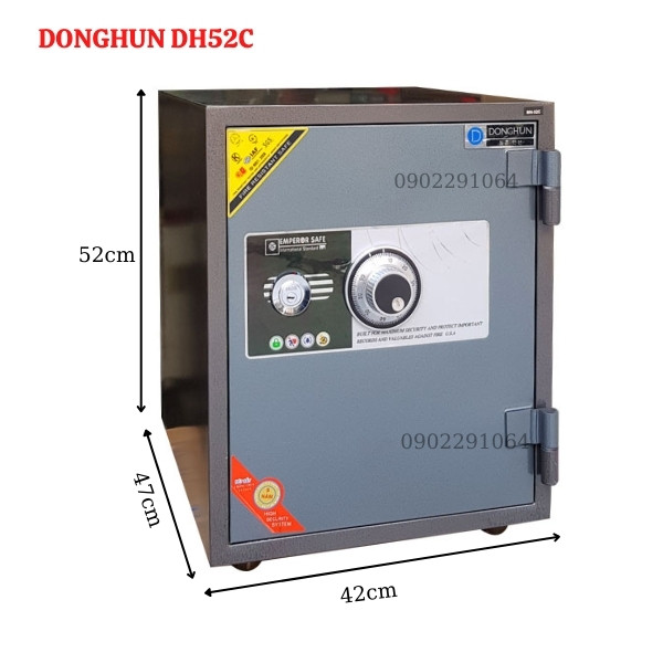 Két sắt Donghun DH52C Hàn Quốc khóa cơ đổi mã chất lượng cao