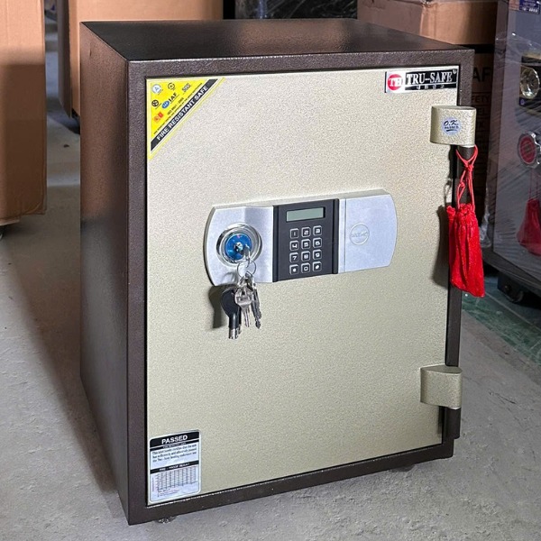 Két sắt trusafe HQ683ĐT khóa điện tử chống cháy cho gia đình công ty
