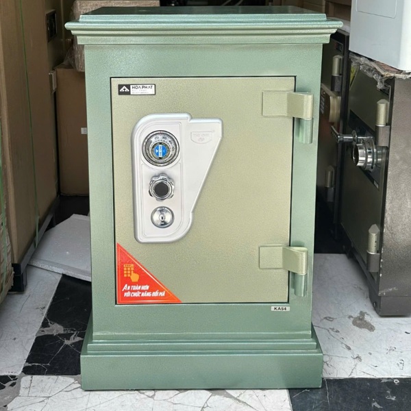Két sắt Hòa Phát KA54DM cơ đổi mã an toàn cho gia đình