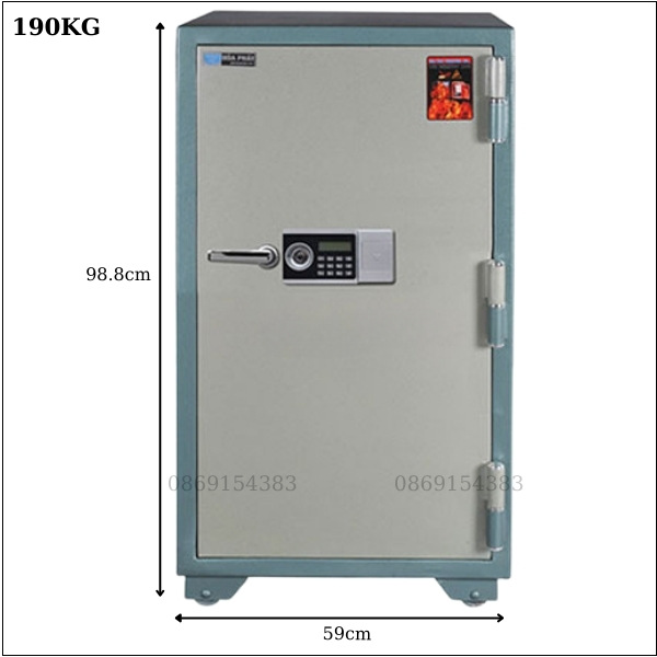 Thông số két sắt Hòa Phát KS190K1DT điện tử