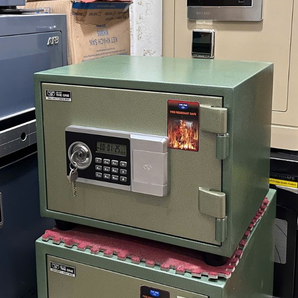 Hình ảnh thực tế Két sắt Hòa Phát Theone KS35NDT điện tử