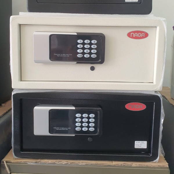 Két sắt khách sạn TG200LT có màu đen và màu trắng