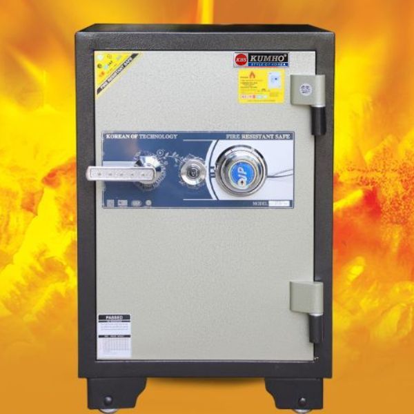 Két sắt chống cháy kumho KHC120 khóa cơ đổi mã chất lượng cao