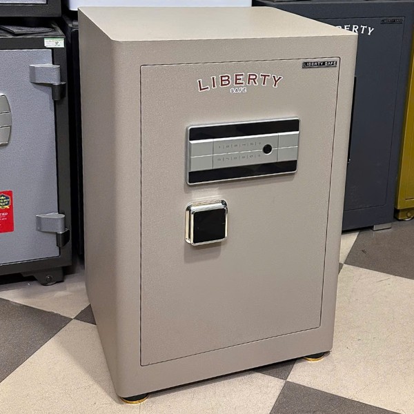 Két sắt Liberty LB68S màu gold kết nối điện thoại