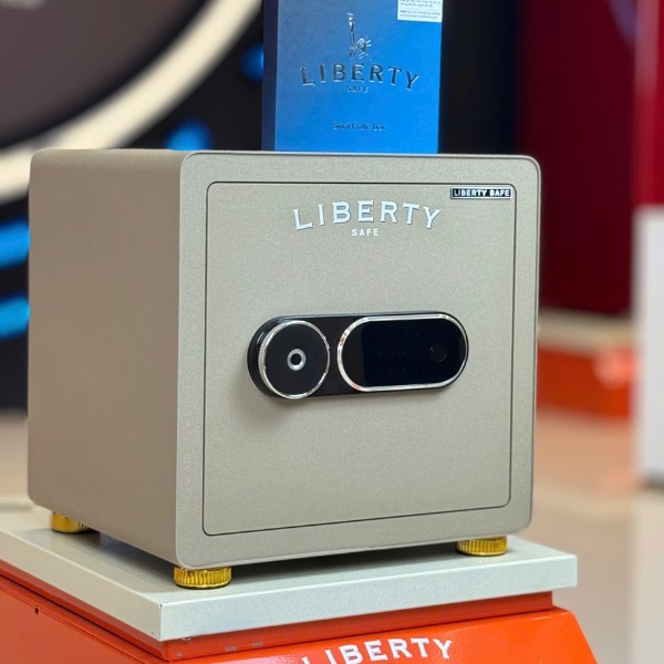 Két sắt Liberty LB39S gold mini thông minh để tủ báo động điện thoại