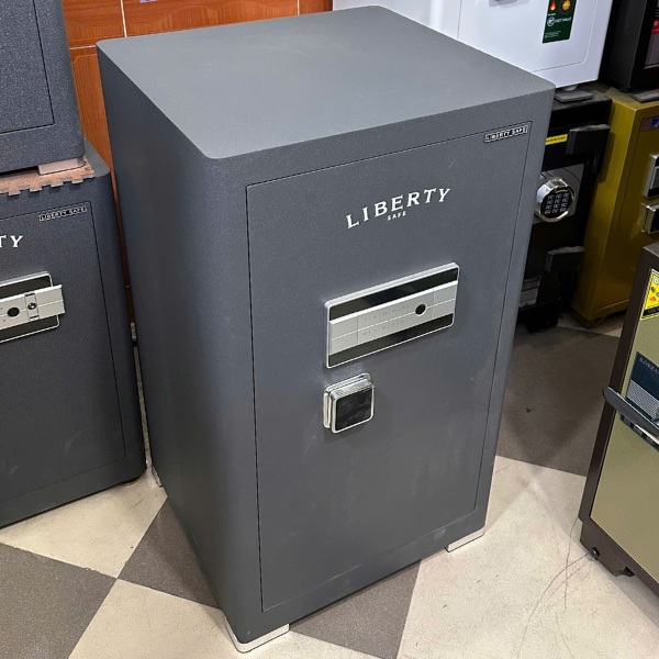 Két sắt Liberty LB79S màu xám thép đúc nguyên tấm không có bê tông và cát