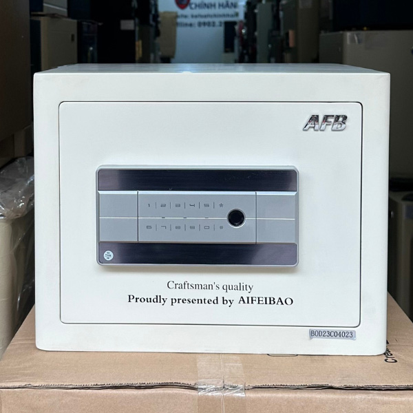 Mua Két sắt nhập khẩu AFB HK-A1D-30HM màu trắng kem kết nối điện thoại
