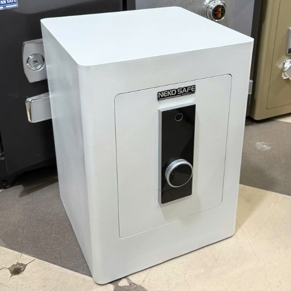 Két sắt vân tay NS100FE cao cấp màu trắng cho gia đình