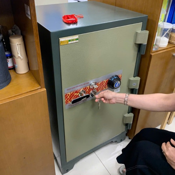 Két sắt ngân hàng BEMC K130 NHA1 thực tế bàn giao