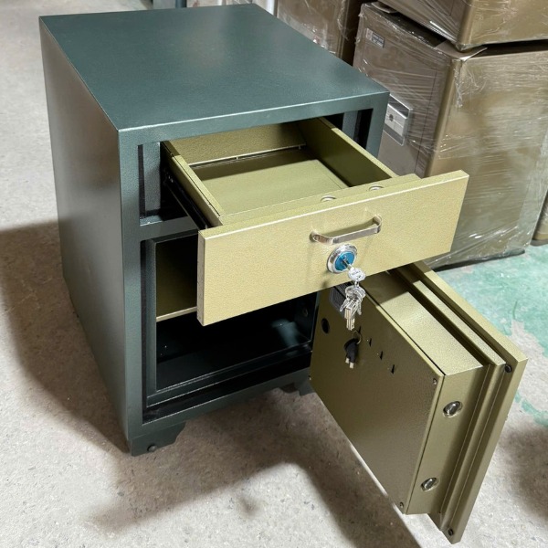 Két sắt ngăn kéo thả tiền tiền GD100E điện tử chống cháy cao cấp