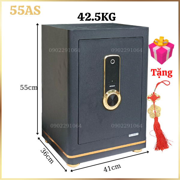 Két sắt nhập khẩu vân tay Aifeibao HK-MD-55AS màu trắng, xanh,đen sang trọng chất lượng cao