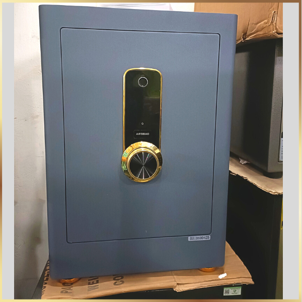 Két sắt nhập khẩu vân tay Aifeibao HK-MD-55AS màu trắng, xanh,đen sử dụng dễ dàng