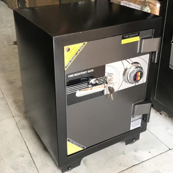 Két sắt Nhật Bản TOKYO TKO63C khóa cơ chống cháy bền, an toàn, dễ sử dụng