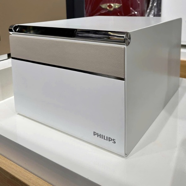 Két sắt Philips SBX102 mini vân tay màu trắng