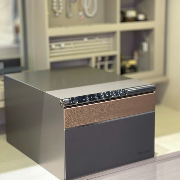 Két sắt Philips SBX102 mini vân tay điện tử cho gia đình cá nhân