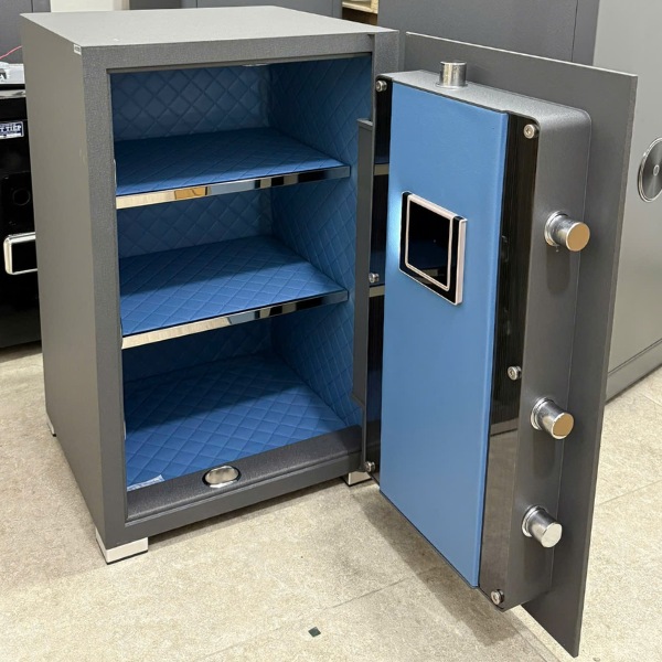 Két sắt nhập khẩu Philips giá rẻ SBX202-7C0 màu xanh có nội thất rộng 3 ngăn màu xanh