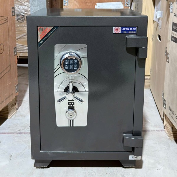 Két sắt siêu cường JP68FE vân tay thép đúc 12ly chống cháy chống trộm