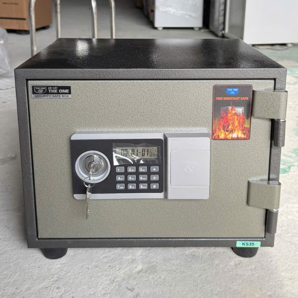 Két sắt mini điện tử hòa phát The one KS35NDT