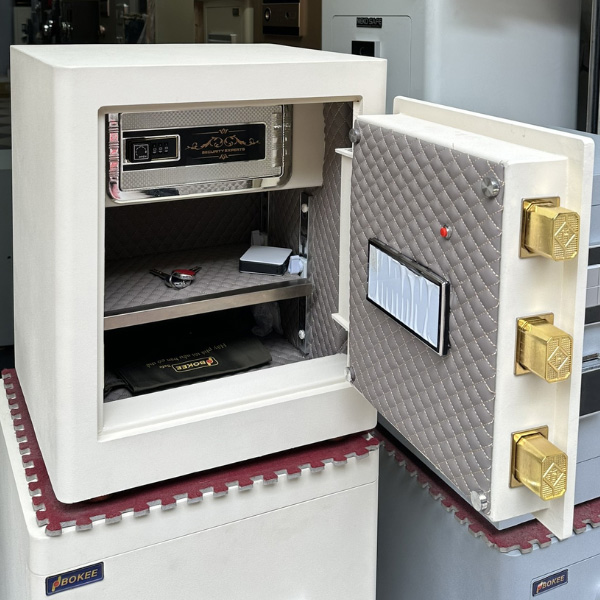 Nội thất két sắt Bokee BK45A vân tay thông minh kết nối điện thoại