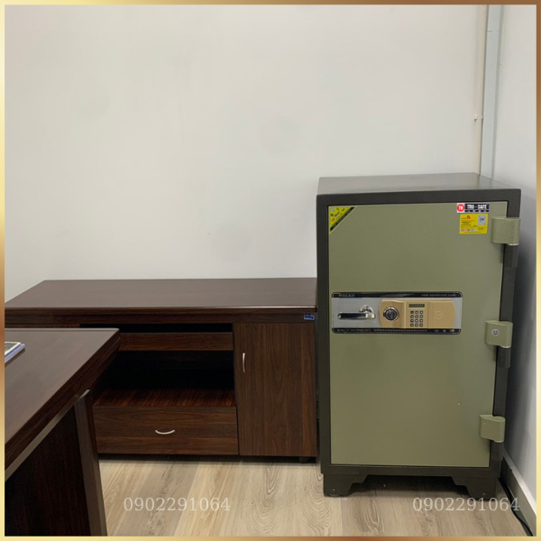 Thực tế lắp đặt két sắt điện tử Hàn Quốc E220 cho văn phòng công ty