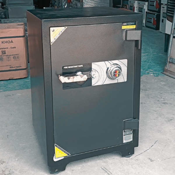 Két sắt TOKYO TKO88C khóa cơ đổi mã chống cháy dùng cho gia đình