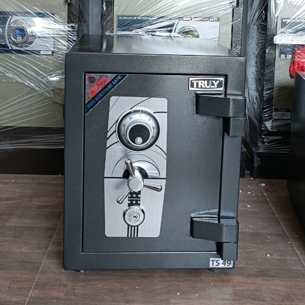 Két sắt siêu cường Truly TS49C khóa cơ đổi mã an toàn hơn nhờ thép đúc nguyên khối