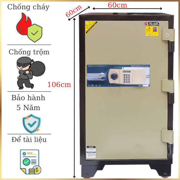 Thông số kỹ thuật két sắt điện tử Hàn Quốc E220 cao cấp