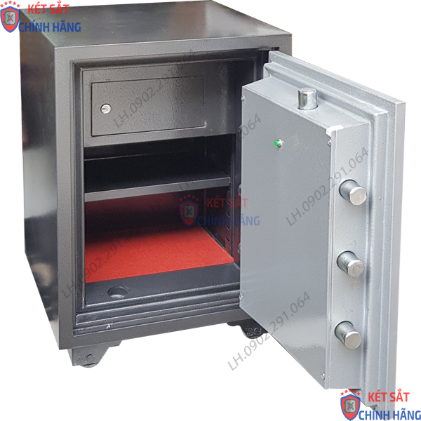 Két sắt vân tay Việt Nhật VN108VT có ngăn chứa đồ rộng chống cháy