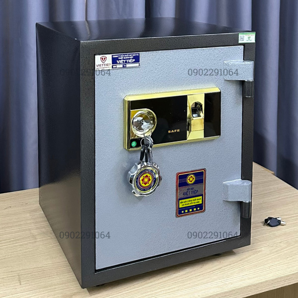 Két sắt Vân tay Việt Tiệp bền, đẹp, hiện đại, bảo mật cao dễ sử dụng