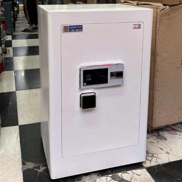 Két sắt Việt Nhật VN-100AH vân tay cao cấp màu trắng