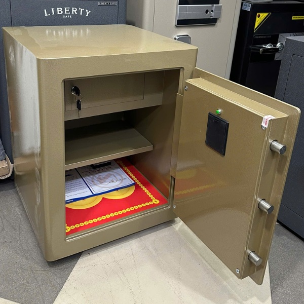 Nội thất Két sắt Việt Nhật VN-56AH màu vàng đồng thông minh mở vân tay