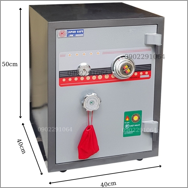 Két sắt chống cháy Việt Nhật VN33DM khóa cơ đổi mã chất lượng cao