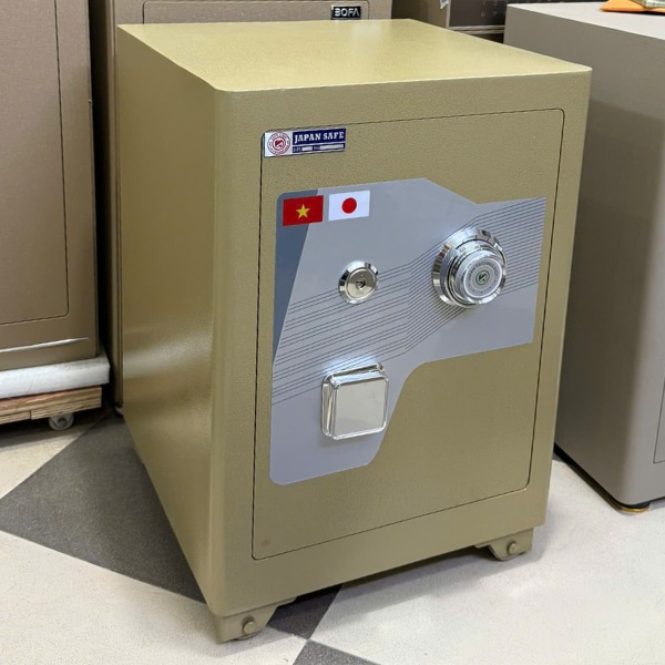 Két sắt Việt Nhật VN66AD khóa cơ chống cháy bản lề trong