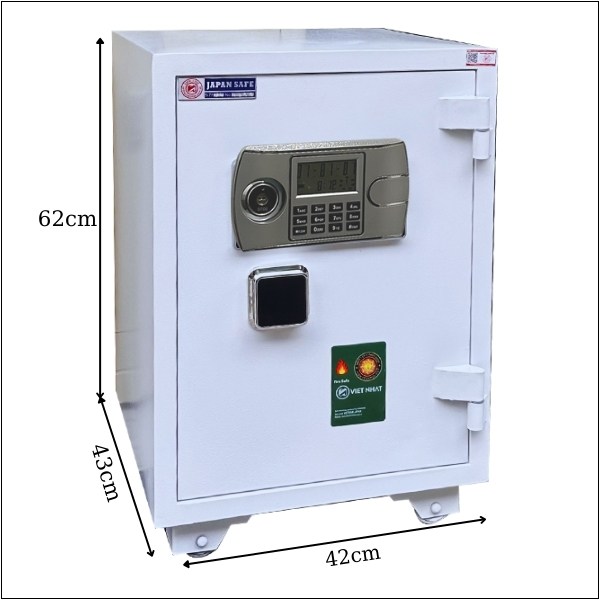 Két sắt Việt Nhật VN68DT điện tử màu trắng cao cấp chất lương cao