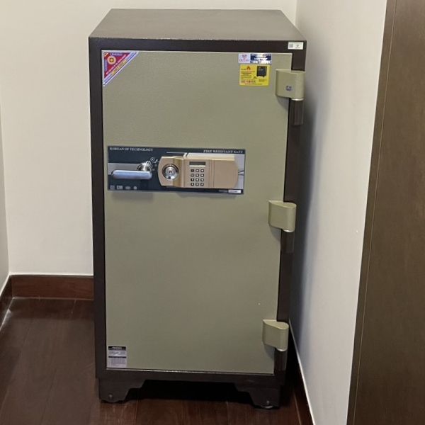 Két sắt việt tiệp cỡ lớn KW1200E khóa điện tử cho công ty gia đình an toàn chống cháy cao