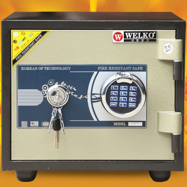 Két sắt welko cánh đúc KS80VTDT vân tay điện tử vân tay chất lượng cao