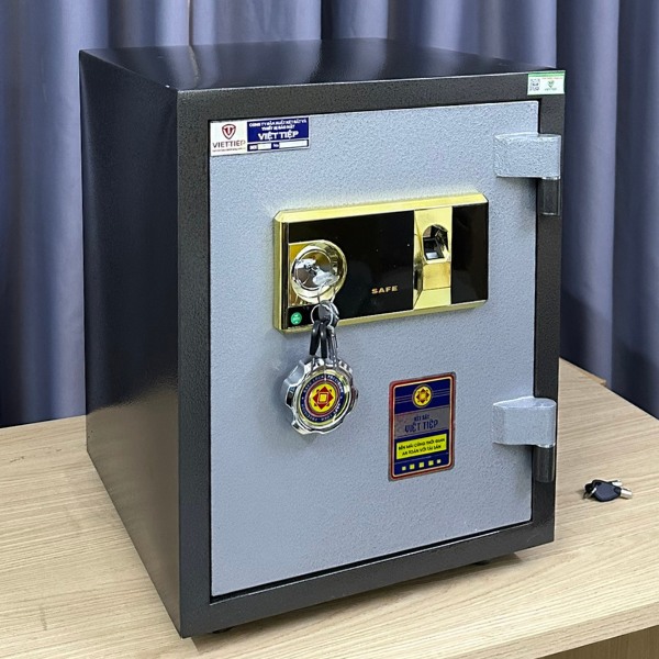 Két sắt Việt Tiệp KV54VT vân tay an toàn bảo mật chống cháy giá rẻ